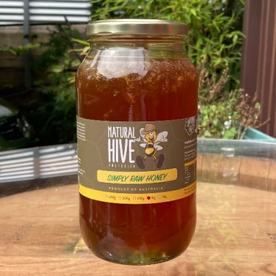 Simply Raw Honey 1kg (Glass)